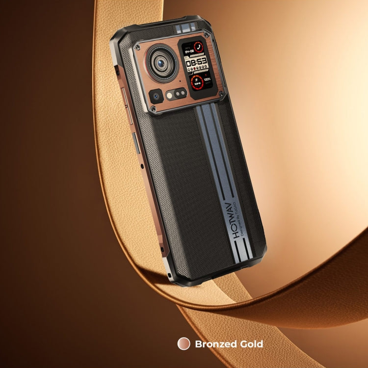 HOTWAV Cyber 15, 12GB+256GB, IP68/IP69K Rugged Phone, 6280mAh, 6.6 inch Android 13 MediaTek MT6789 Helio G99 Octa Core, Network: 4G, NFC, OTG(Brone Gold) - free shipping - PMC Jewellery - Order now!