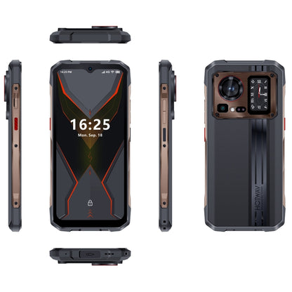 HOTWAV Cyber 15, 12GB+256GB, IP68/IP69K Rugged Phone, 6280mAh, 6.6 inch Android 13 MediaTek MT6789 Helio G99 Octa Core, Network: 4G, NFC, OTG(Brone Gold) - free shipping - PMC Jewellery - Order now!