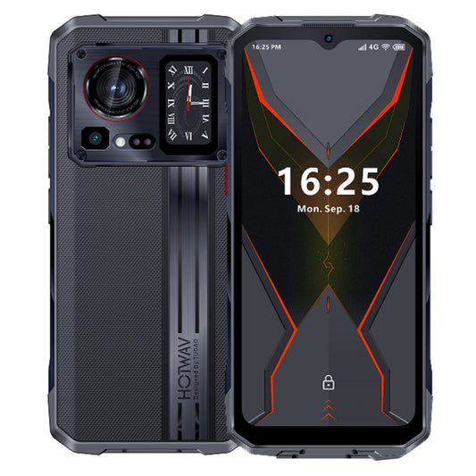 HOTWAV Cyber 15, 12GB+256GB, IP68/IP69K Rugged Phone, 6280mAh, 6.6 inch Android 13 MediaTek MT6789 Helio G99 Octa Core, Network: 4G, NFC, OTG(Knight Black) - free shipping - PMC Jewellery - Order now!