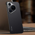 For Huawei Pura 70 SULADA Frameless Top Layer Cowhide Leather + PC Phone Case(Black) - Huawei Cases by SULADA | Online Shopping South Africa | PMC TechLife | Buy Now Pay Later Mobicred