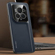 For Honor Magic6 Pro / Magic6 Ultimate SULADA Frameless Top Layer Cowhide Leather + PC Phone Case(Blue) - Honor Cases by SULADA | Online Shopping South Africa | PMC TechLife | Buy Now Pay Later Mobicred