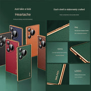 For Huawei Pura 70 Pro SULADA TPU + Litchi Texture Leather Phone Case(Red)