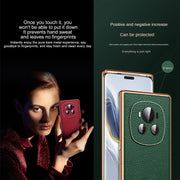 For Honor Magic6 SULADA TPU + Litchi Texture Leather Phone Case(Green)