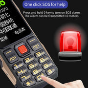 K1+ 4G Elder Rugged Phone, 2.6 inch, 1500mAh Battery, LED Flashlight, Network: 4G, Dual SIM, SOS, Plug:UK Plug(Orange)
