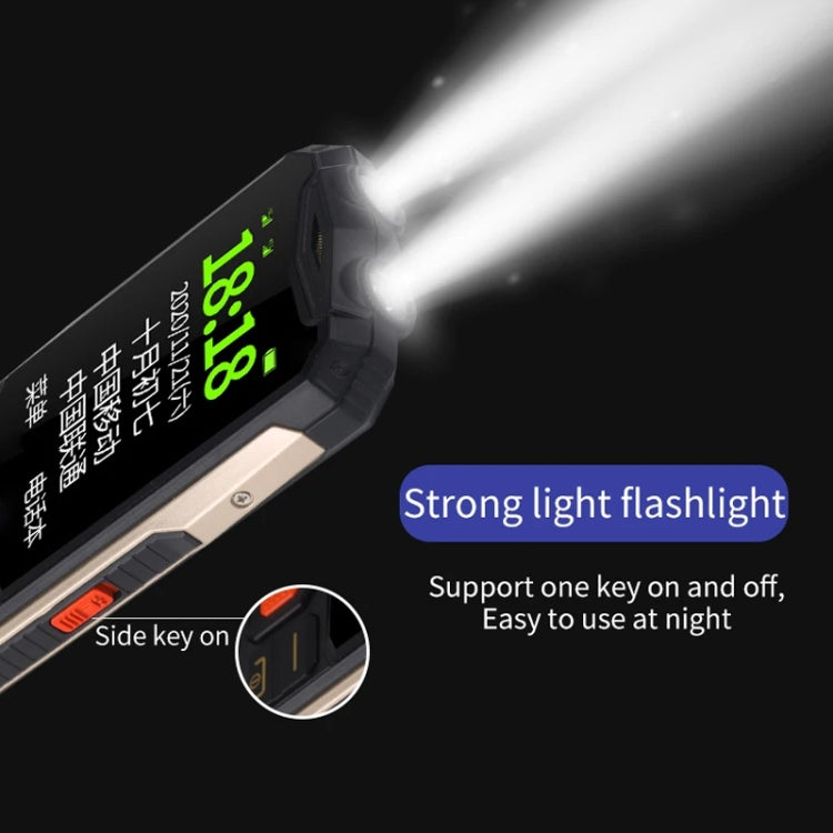 K1+ 4G Elder Rugged Phone, 2.6 inch, 1500mAh Battery, LED Flashlight, Network: 4G, Dual SIM, SOS, Plug:UK Plug(Orange)