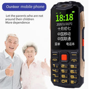 K1+ 4G Elder Rugged Phone, 2.6 inch, 1500mAh Battery, LED Flashlight, Network: 4G, Dual SIM, SOS, Plug:US Plug(Green)