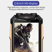 K1+ 4G Elder Rugged Phone, 2.6 inch, 1500mAh Battery, LED Flashlight, Network: 4G, Dual SIM, SOS, Plug:UK Plug(Orange)