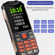 K1+ 4G Elder Rugged Phone, 2.6 inch, 1500mAh Battery, LED Flashlight, Network: 4G, Dual SIM, SOS, Plug:US Plug(Orange)