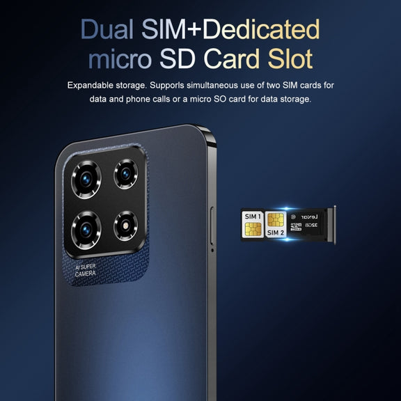 SDT86 / Note30 Pro, 2GB+16GB, 6.3 inch Screen, Face Identification, Android 10.0 MTK6737 Quad Core, Network: 4G, Dual SIM(Gold)