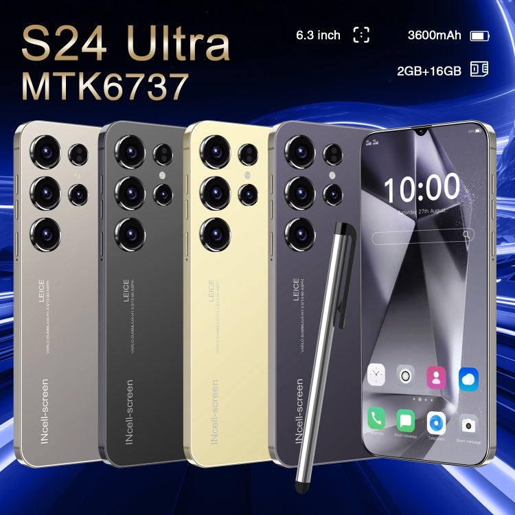 SDT89 / S24 Ultra, 2GB+16GB, 6.3 inch Screen, Face Identification, Android 10.0 MTK6737 Quad Core, Network: 4G, Dual SIM(Grey) -  by PMC TechLife | Online Shopping South Africa | PMC TechLife | Buy Now Pay Later Mobicred