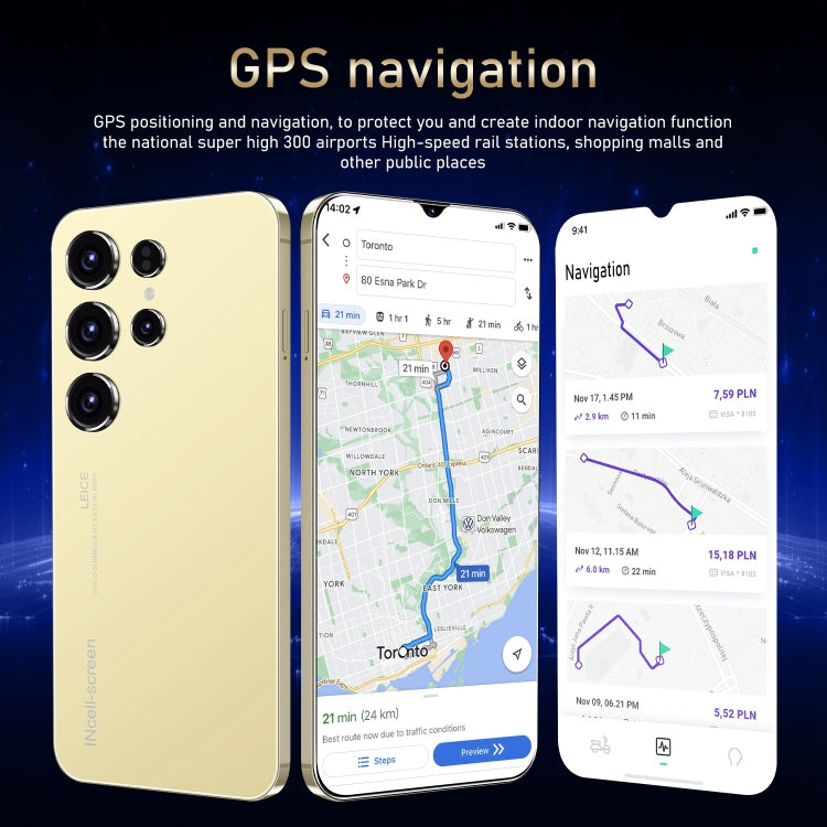 SDT89 / S24 Ultra, 2GB+16GB, 6.3 inch Screen, Face Identification, Android 10.0 MTK6737 Quad Core, Network: 4G, Dual SIM(Gold) -  by PMC TechLife | Online Shopping South Africa | PMC TechLife | Buy Now Pay Later Mobicred