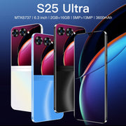 SDT90 / S25 Ultra, 2GB+16GB, 6.3 inch Screen, Face Identification, Android 10.0 MTK6737 Quad Core, Network: 4G, Dual SIM(White)