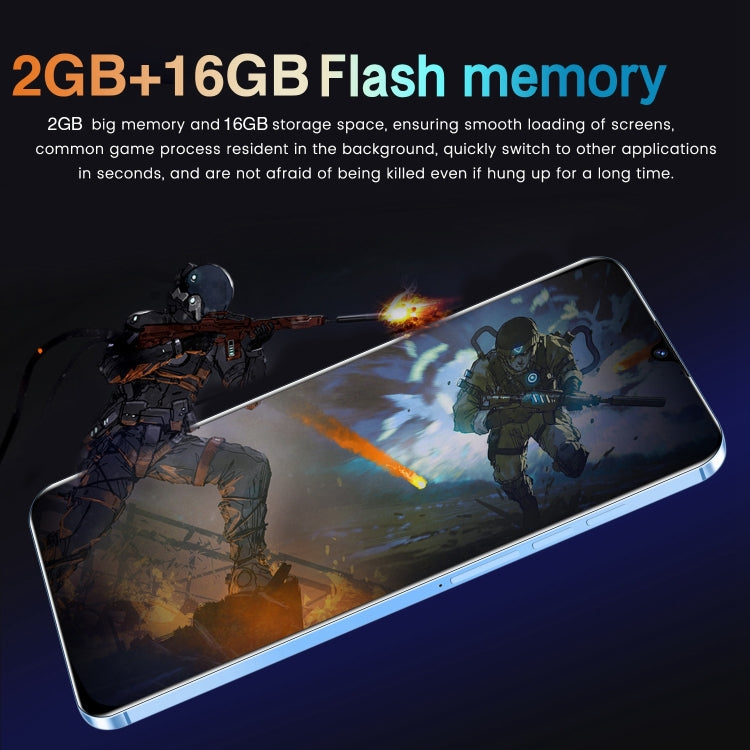 SDT90 / S25 Ultra, 2GB+16GB, 6.3 inch Screen, Face Identification, Android 10.0 MTK6737 Quad Core, Network: 4G, Dual SIM(Blue) -  by PMC TechLife | Online Shopping South Africa | PMC TechLife | Buy Now Pay Later Mobicred
