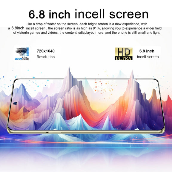 ZKV6 / 11 Pro+, 3GB+64GB, 6.8 inch Screen, Face Identification, Android 10.0 MTK6737 Quad Core, Network: 4G, OTG, Dual SIM(Black)