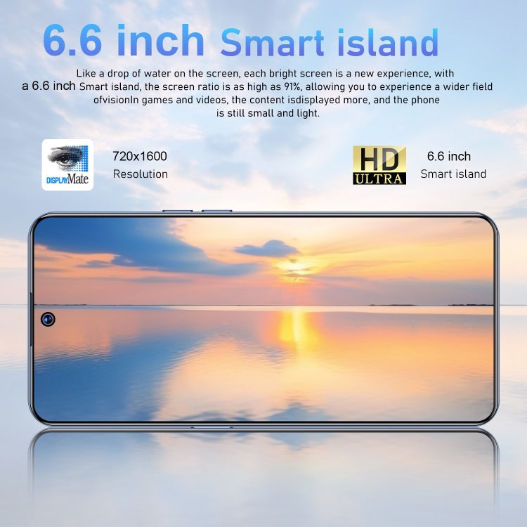 U32 / C20 Pro 5G, 3GB+64GB, 6.6 inch Screen, Face Identification, Android 10.0 MTK6737 Quad Core, Network: 4G, OTG, Dual SIM(Blue)