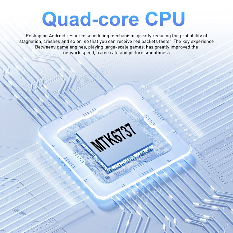 U32 / C20 Pro 5G, 3GB+64GB, 6.6 inch Screen, Face Identification, Android 10.0 MTK6737 Quad Core, Network: 4G, OTG, Dual SIM(Blue) -  by PMC TechLife | Online Shopping South Africa | PMC TechLife | Buy Now Pay Later Mobicred