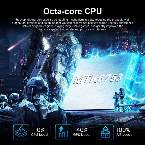 VD1 / i15 Pro Max, 3GB+64GB, 6.8 inch Screen, Face Identification, Android 10.0 MTK6753 Octa Core, Network: 4G, Dual SIM(Black)