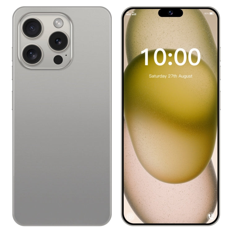 ZPT95 / i15 Pro Max, 2GB+16GB, 6.3 inch Screen, Face Identification, Android 8.1 SC7731 Quad Core, Network: 3G, Dual SIM(Grey) -  by PMC TechLife | Online Shopping South Africa | PMC TechLife | Buy Now Pay Later Mobicred