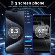 ZPT95 / i15 Pro Max, 2GB+16GB, 6.3 inch Screen, Face Identification, Android 8.1 SC7731 Quad Core, Network: 5G, Dual SIM(Black)