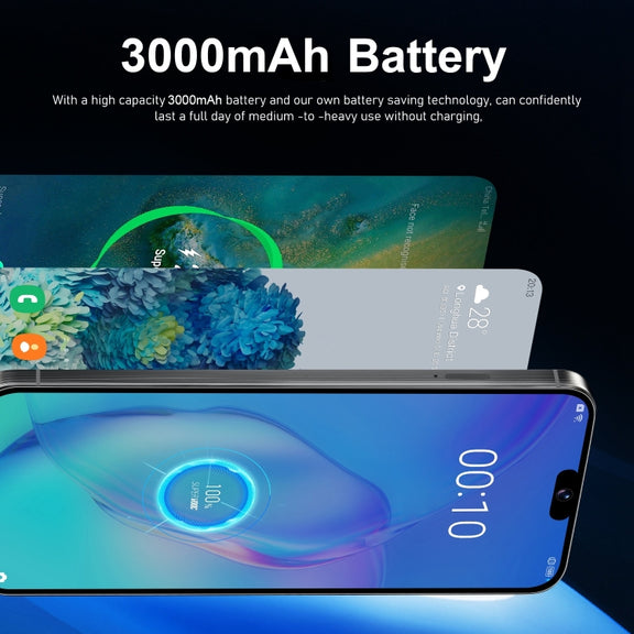 ZPT95 / i15 Pro Max, 2GB+16GB, 6.3 inch Screen, Face Identification, Android 8.1 SC7731 Quad Core, Network: 3G, Dual SIM(Grey)