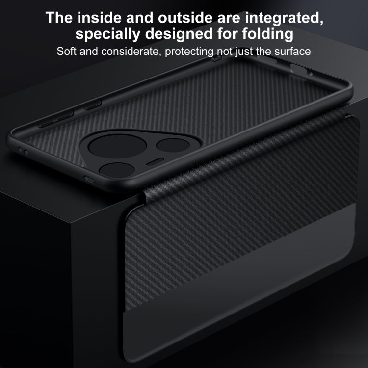 For Huawei Mate 70 SULADA Kevlar 600D Texture Smart Window Leather Phone Case(Purple) - free shipping - PMC TechLife - Order now!