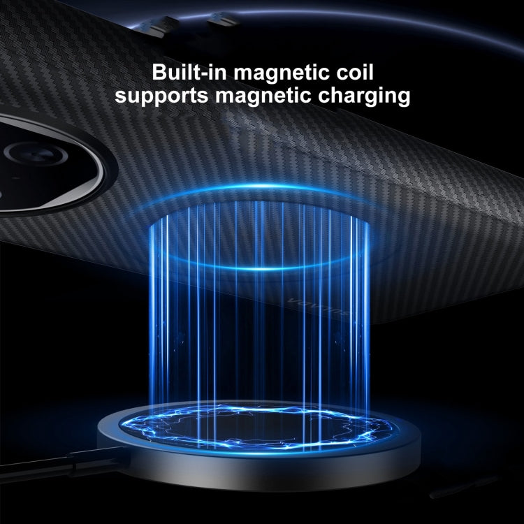 For Huawei Mate X6 SULADA Kevlar 600D Texture Smart Window Leather Phone Case(Blue) - Huawei Cases by SULADA | Online Shopping South Africa | PMC TechLife | Buy Now Pay Later Mobicred