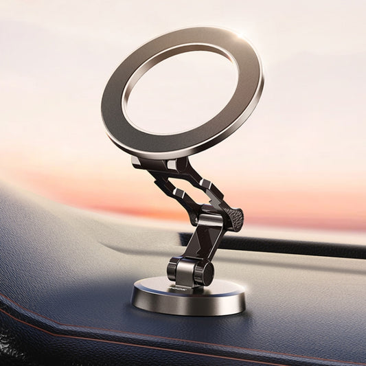 ROCK Q08 Car Magnetic Foldable Phone Holder(Black) - free shipping - PMC Jewellery - Order now!