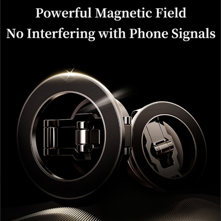 ROCK Q08 Car Magnetic Foldable Phone Holder(Black) - free shipping - PMC TechLife - Order now!