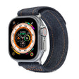 For Apple Watch Ultra 2 49mm Cowboy Nylon Hook and Loop Fastener Watch Band(Black) - Watch Bands by PMC TechLife | Online Shopping South Africa | PMC TechLife | Buy Now Pay Later Mobicred