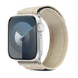 For Apple Watch Series 3 38mm Cowboy Nylon Hook and Loop Fastener Watch Band(Apricot) - Watch Bands by PMc TechLife | Online Shopping South Africa | PMc TechLife | Buy Now Pay Later Mobicred