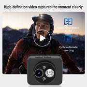 D8 1080P Head-mounted LED Motion Sensor Video Recording Lighting Camera