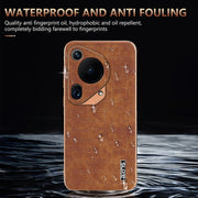 For Huawei Pura 70 Ultra AZNS Electroplated Frame Crocodile Texture Full Coverage Phone Case(Green)