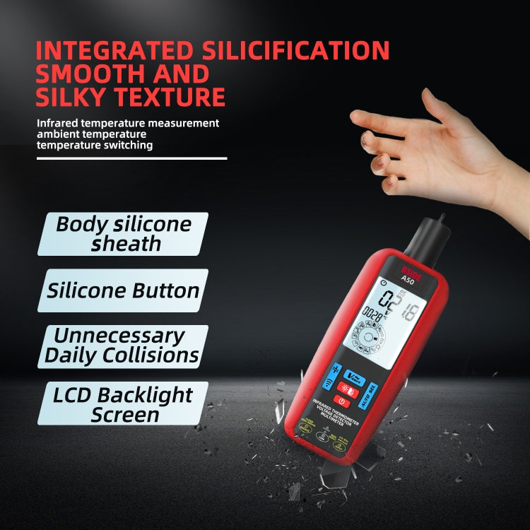 BSIDE A50 Infrared Temperature Test Digital Multimeter - free shipping - PMC Jewellery - Order now!