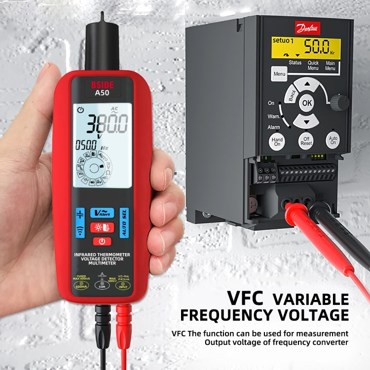 BSIDE A50 Infrared Temperature Test Digital Multimeter - free shipping - PMC Jewellery - Order now!