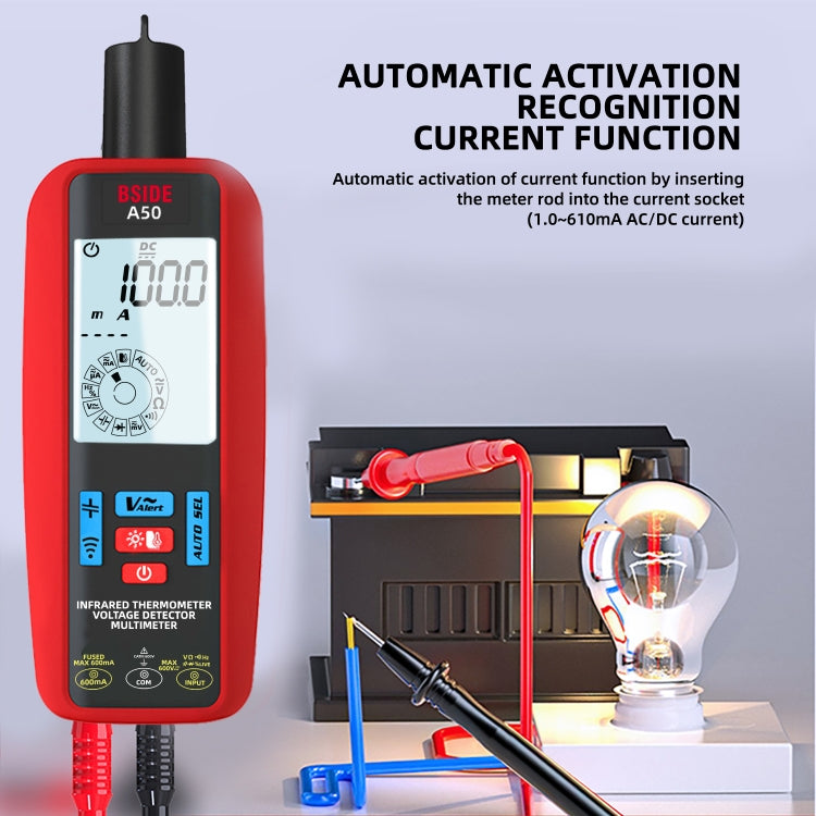 BSIDE A50 Infrared Temperature Test Digital Multimeter - free shipping - PMC Jewellery - Order now!