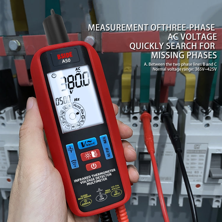 BSIDE A50 Infrared Temperature Test Digital Multimeter - free shipping - PMC Jewellery - Order now!
