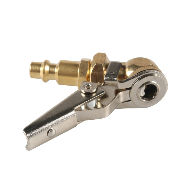 Car 1/4NPT Brass American Style Pneumatic Chuck(Yellow)
