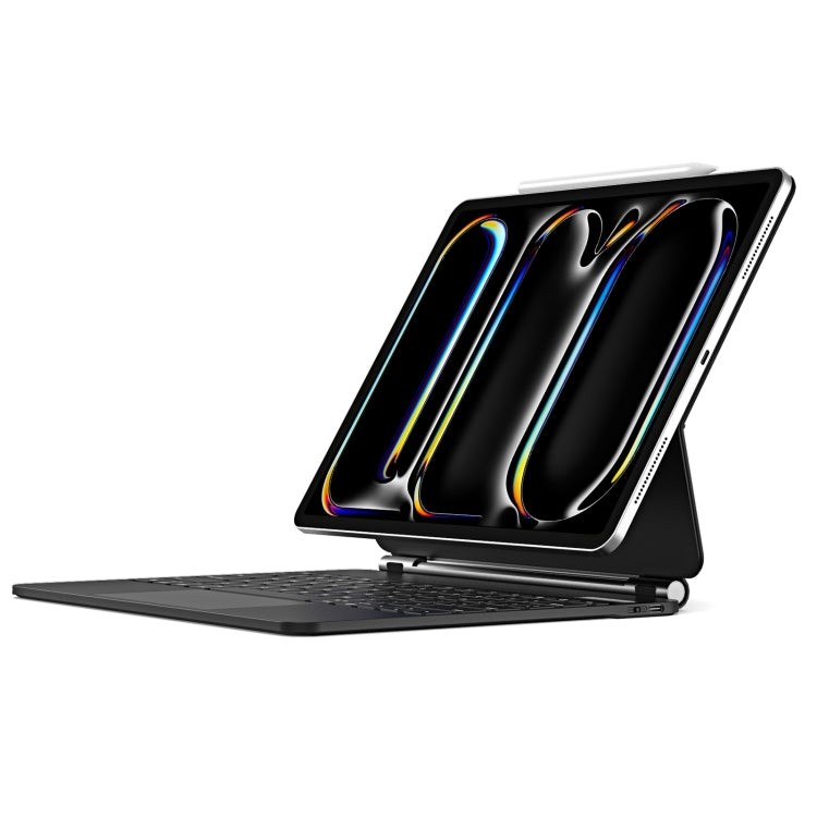 DUX DUCIS MK Series Floating Magnetic Keyboard Tablet Leather Case For iPad Pro 13 2024(Black) - free shipping - PMC TechLife - Order now!