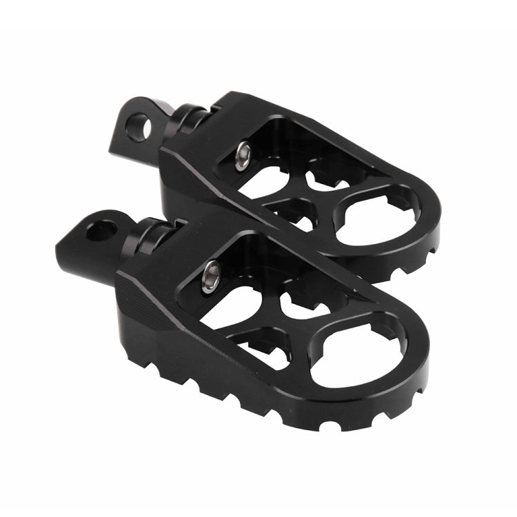 Motorcycle Modification Pedal Set Wide Fat Footpegs Foot Pegs for Harley(Black) - free shipping - PMC Jewellery - Order now!