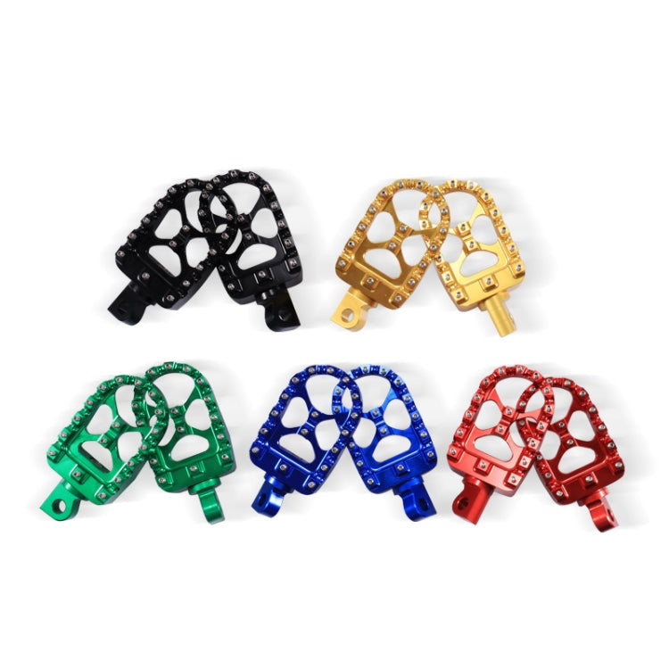 Motorcycle Modification Pedal Set Wide Fat Footpegs Foot Pegs for Harley(Black) - free shipping - PMC Jewellery - Order now!