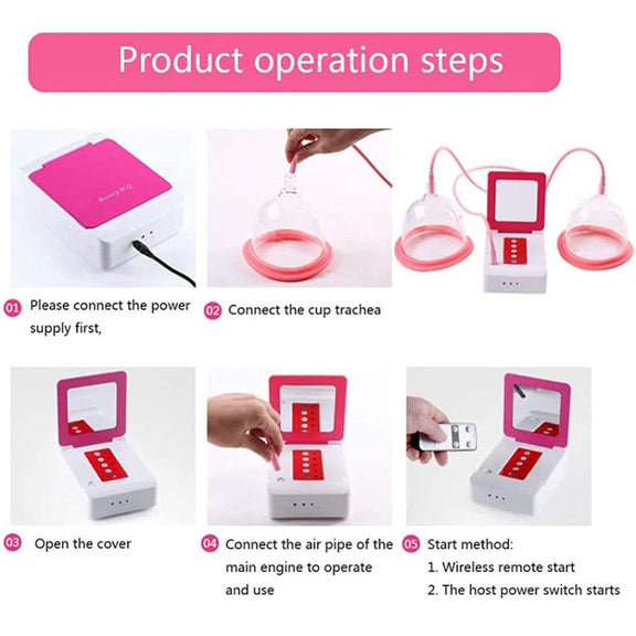 Portable USB Charging Chest Electric Massage Instrument, Style:Ordinary Paragraph(C Cup)