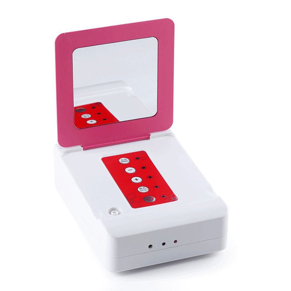 Portable USB Charging Chest Electric Massage Instrument, Style:Remote Control(B Cup)