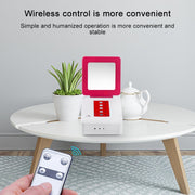 Portable USB Charging Chest Electric Massage Instrument, Style:Remote Control(B Cup)