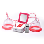 Portable USB Charging Chest Electric Massage Instrument, Style:Remote Control(C Cup)