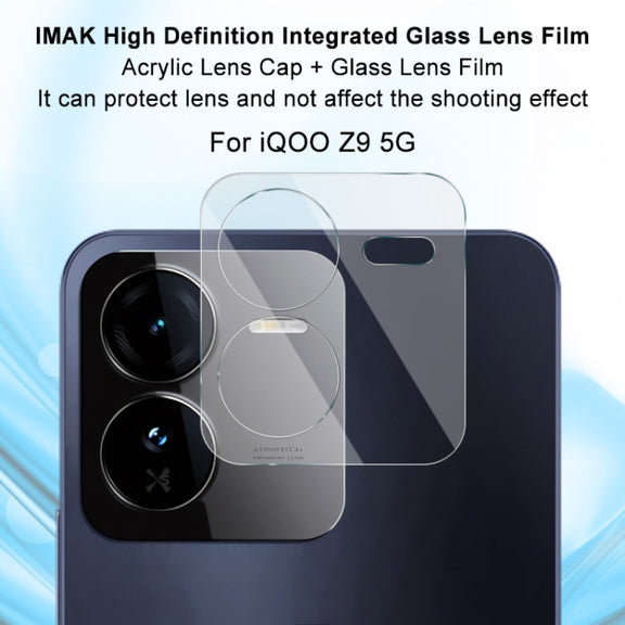 For vivo iQOO Z9 Global imak High Definition Integrated Glass Lens Film