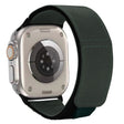 For Apple Watch Ultra 49mm Loop Woven Nylon Watch Band(Fir Green) - Watch Bands by PMC TechLife | Online Shopping South Africa | PMC TechLife | Buy Now Pay Later Mobicred