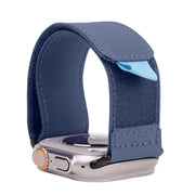 For Apple Watch Ultra 2 49mm Loop Woven Nylon Watch Band(Midnight)