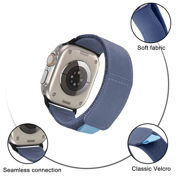 For Apple Watch Ultra 2 49mm Loop Woven Nylon Watch Band(Sky Blue)