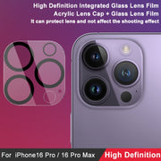For iPhone 16 Pro / 16 Pro Max imak High Definition Integrated Glass Lens Film