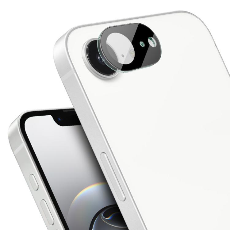For iPhone 16e imak High Definition Integrated Glass Lens Film Black Version
